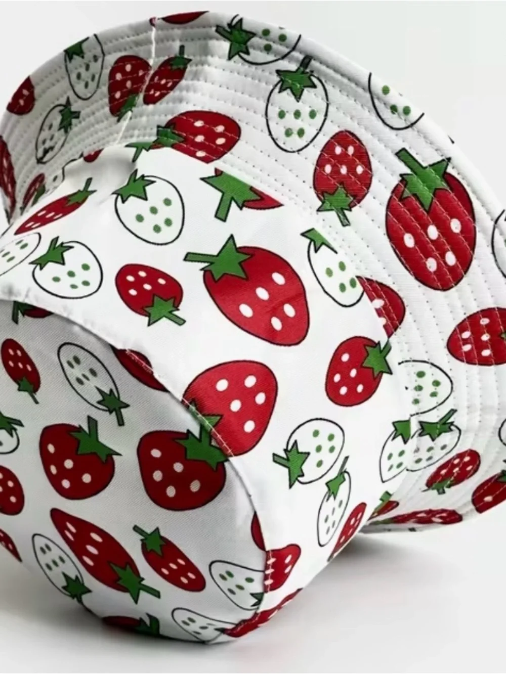 NWT Strawberry Print Bucket Hat, Various Colors, Sun Hats, summer Hats